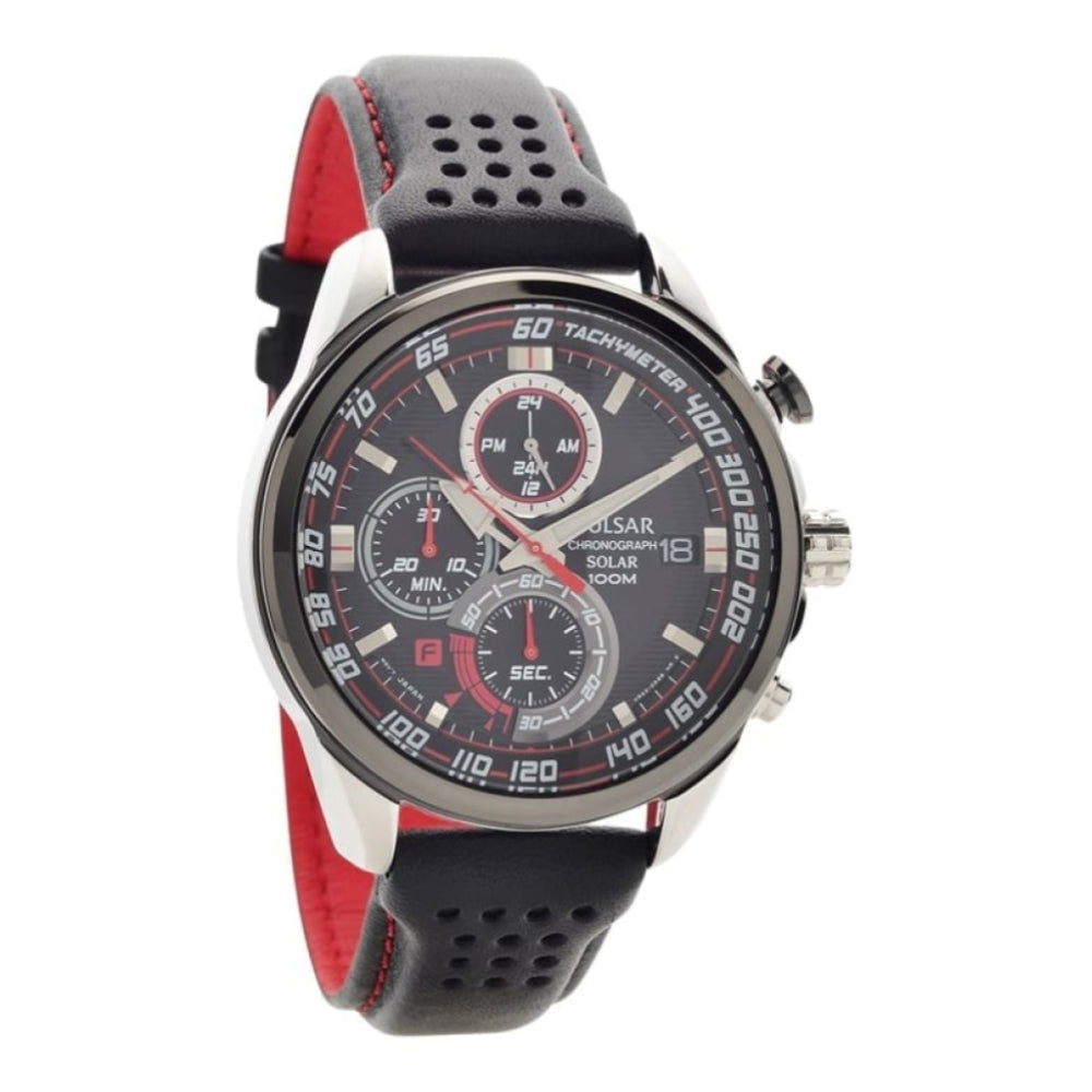 Mens 24 Hour Dial Chronograph Date Display Watch