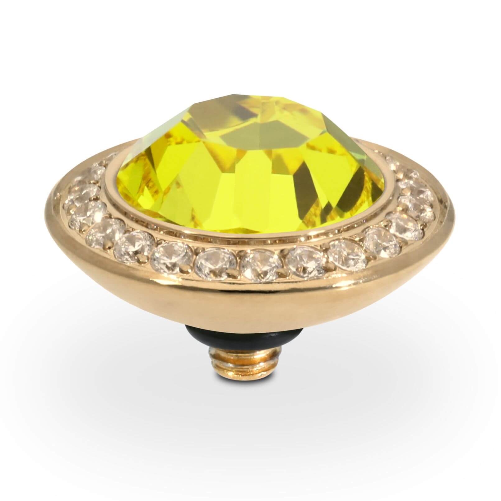 TONDO Deluxe (G/P) 13mm Citrine Ring Top