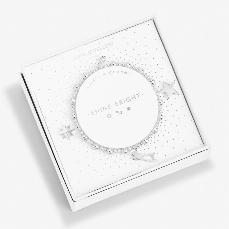 Life's A Charm | Shine Bright | Silver | Charm Bracelet | 17.5cm Stretch