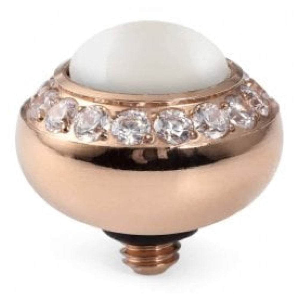 Famosa TONDO Deluxe 10mm (RG/P) White Pearl