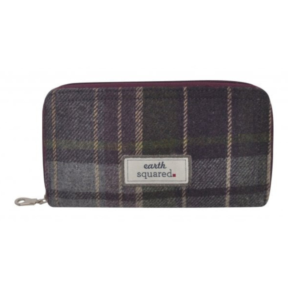 Purple Quartz Tweed Wallet