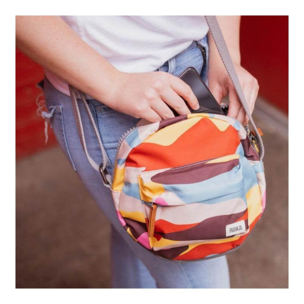 Paddington B Small Sustainable Cross Body Retro Camo