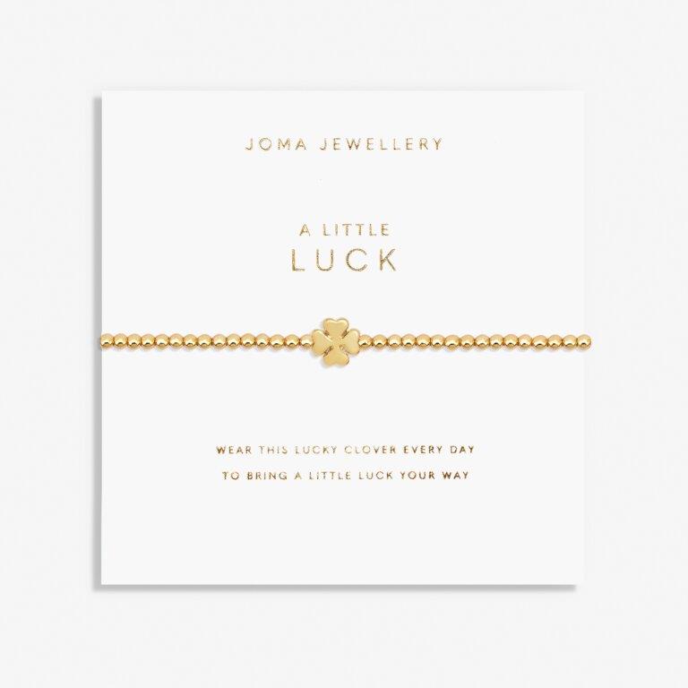 A Little 'Luck' Gold Plated Bracelet