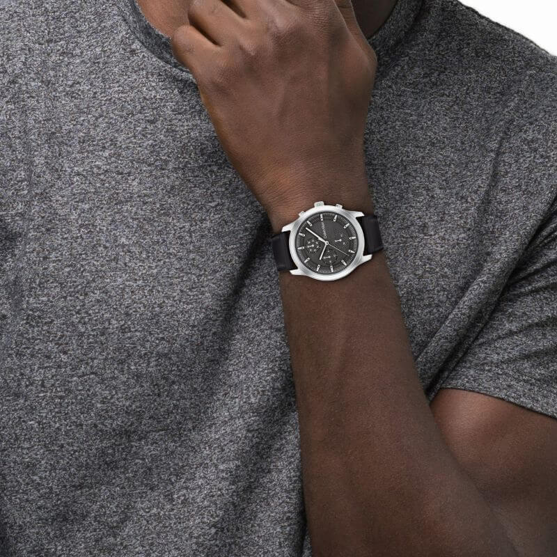 Sport Multi-Function Black Gents Watch