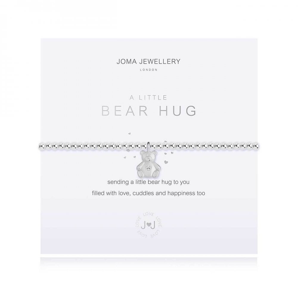 A Little | Bear Hug | Silver | Bracelet | 17.5cm Stretch