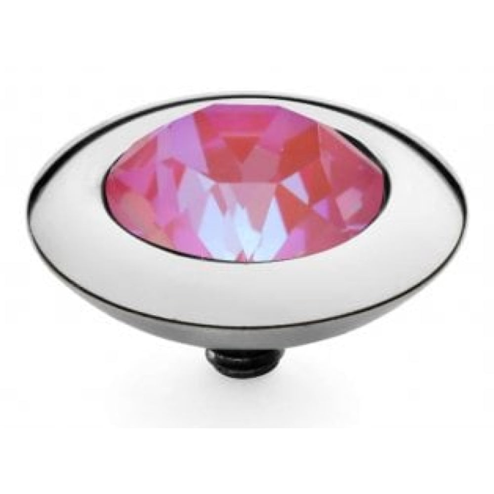 Lotus Pink Delite Crystal Interchangeable Top Tondo (S/P)