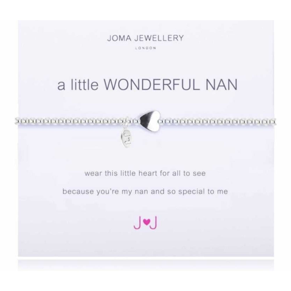 A Little | Wonderful Nan | Silver | Bracelet | 17.5cm Stretch