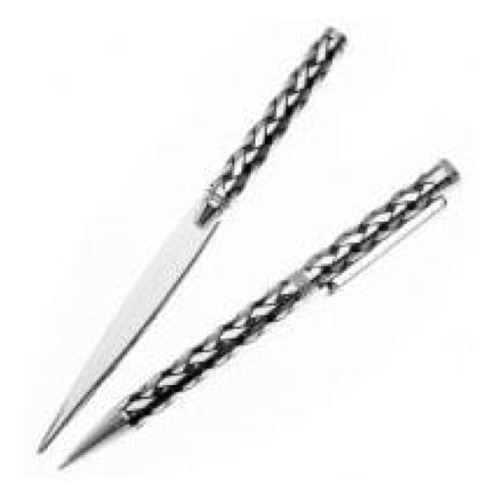 Celtic Plaid Knot 9mm Ballpoint Pen and Knife Set