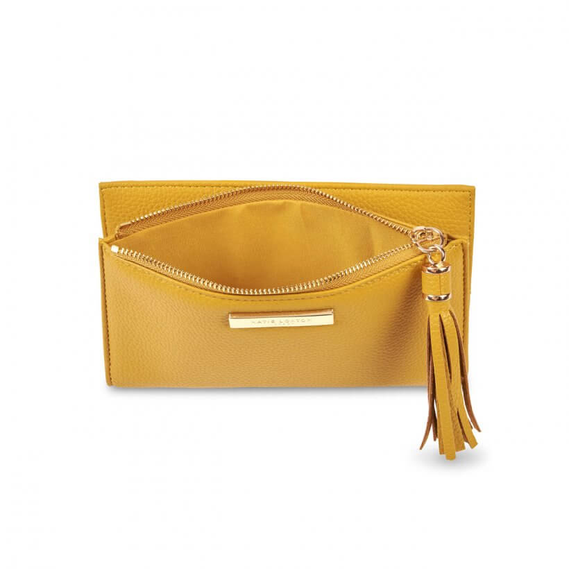 Sophia Tassel Fold Out Purse | Ochre