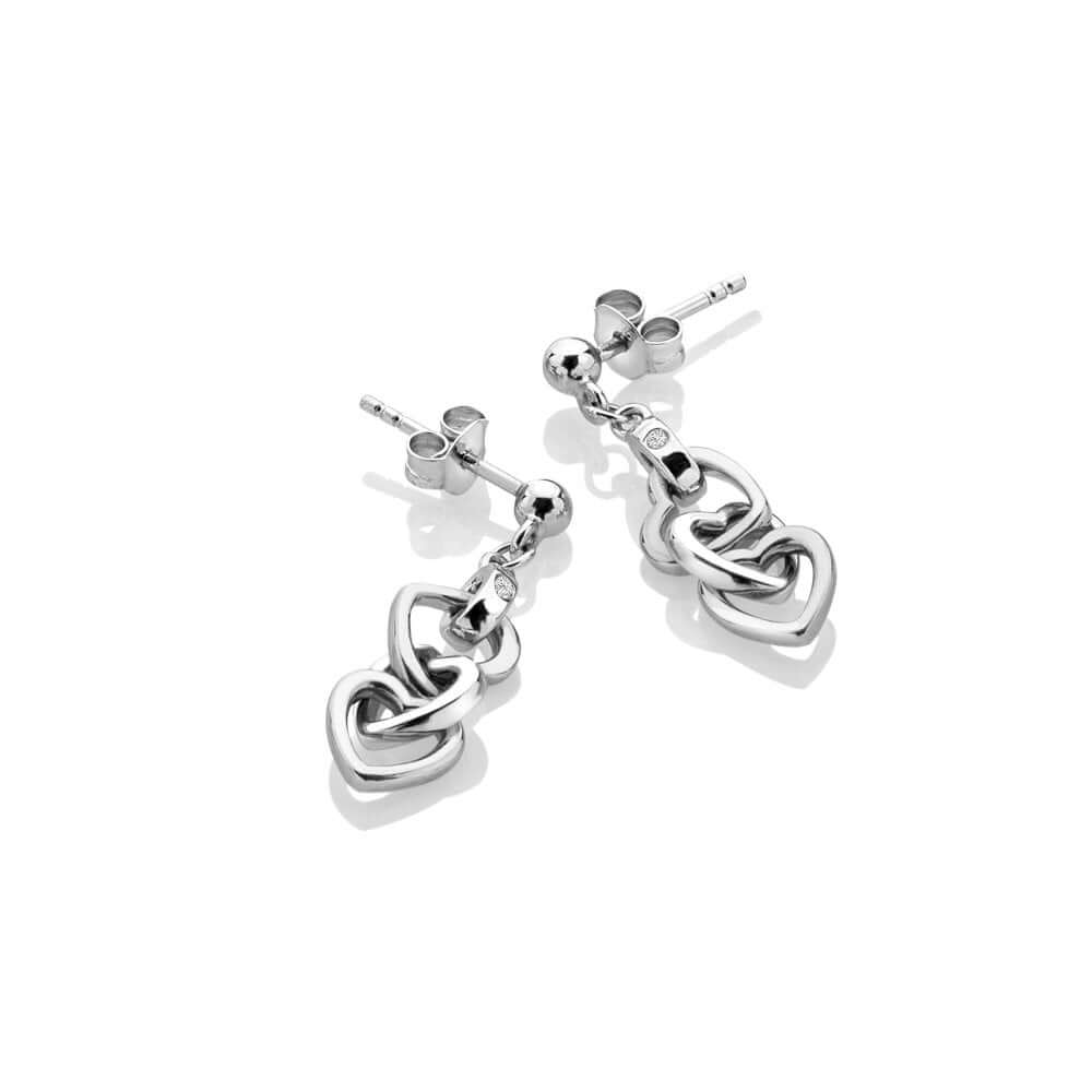 Trio Triple Heart Earrings