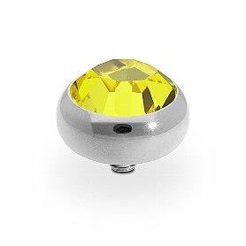 SESTO (S/P) 10mm Citrine Ring Top