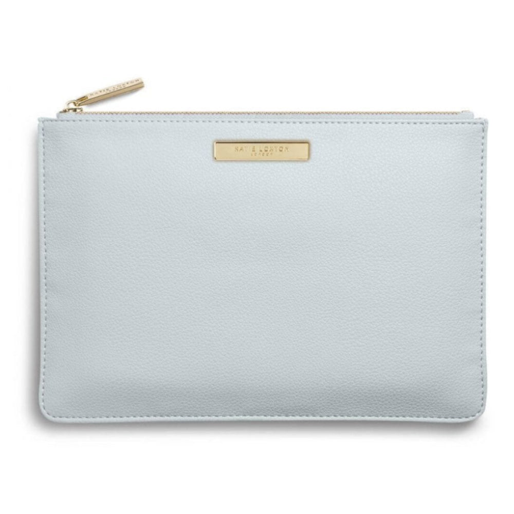 Soft Pebble Pouch | Pale Blue | 16 X 24 Cm