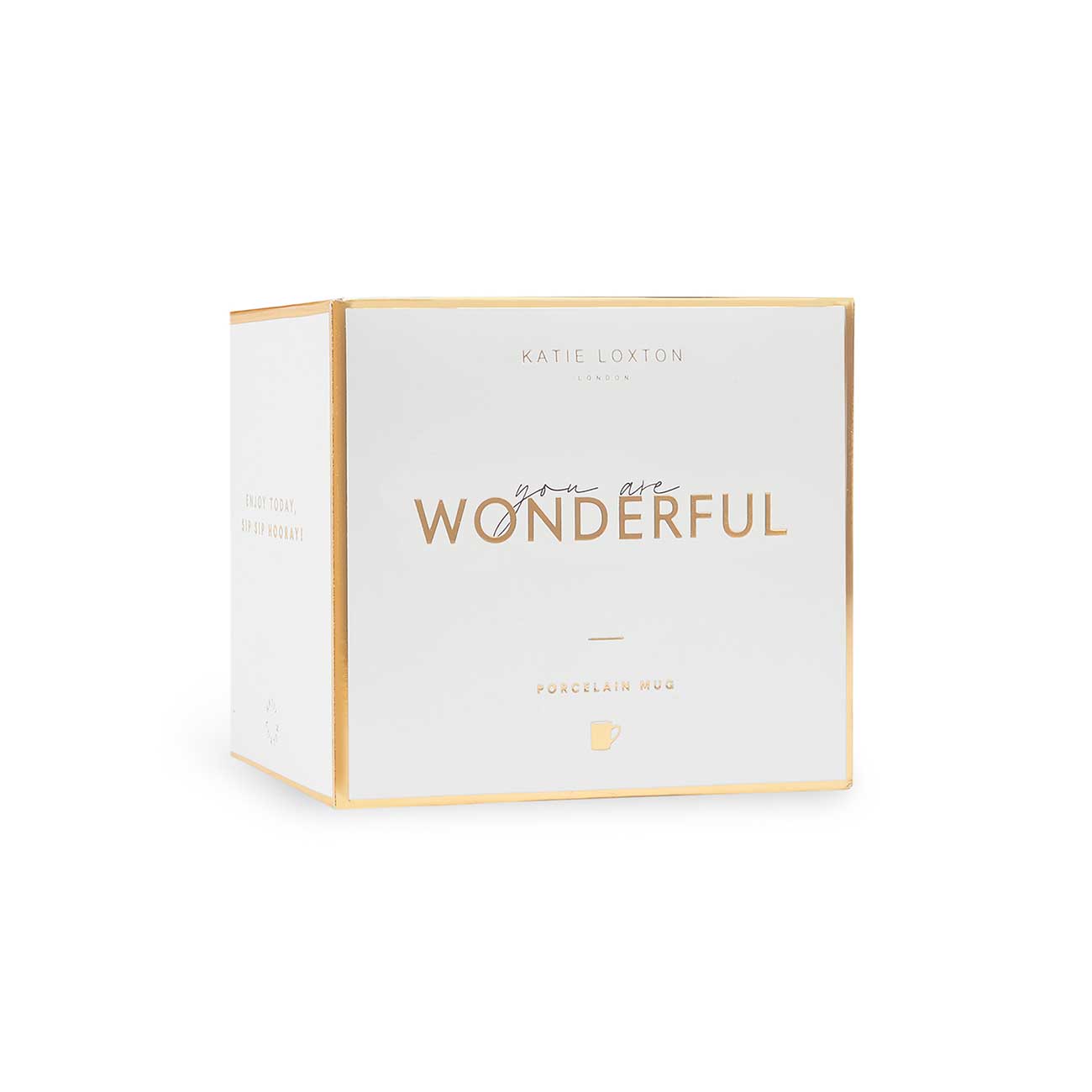 Porcelain Mug | You Are Wonderful | White and Gold