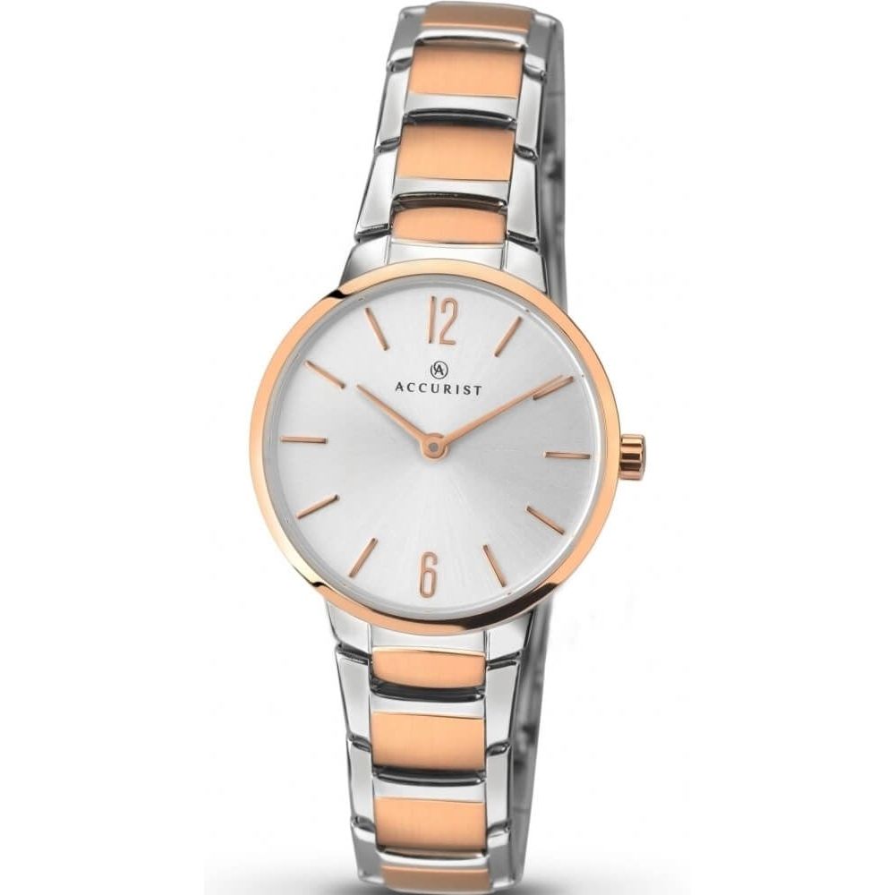Women's Rose Gold Plated Bracelet Watch