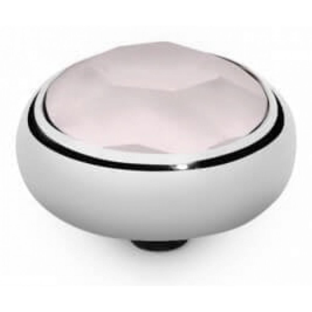 Famosa Stainless Steel 10mm Sesto Powder Grey Ring Top