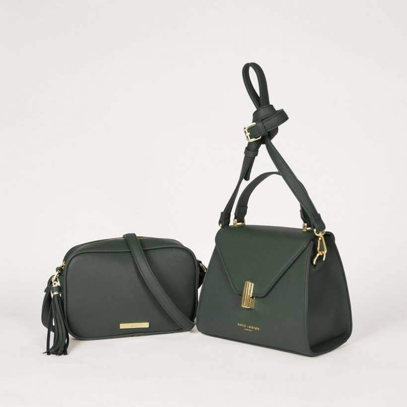 Casey Top Handle Bag | Sustainable Style | Khaki