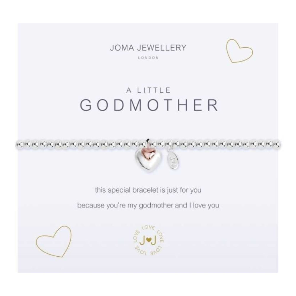a little GODMOTHER - silver and rose gold bracelet