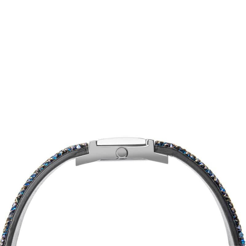 Rocks Blue Swarovski Crystal Set Ladies Watch
