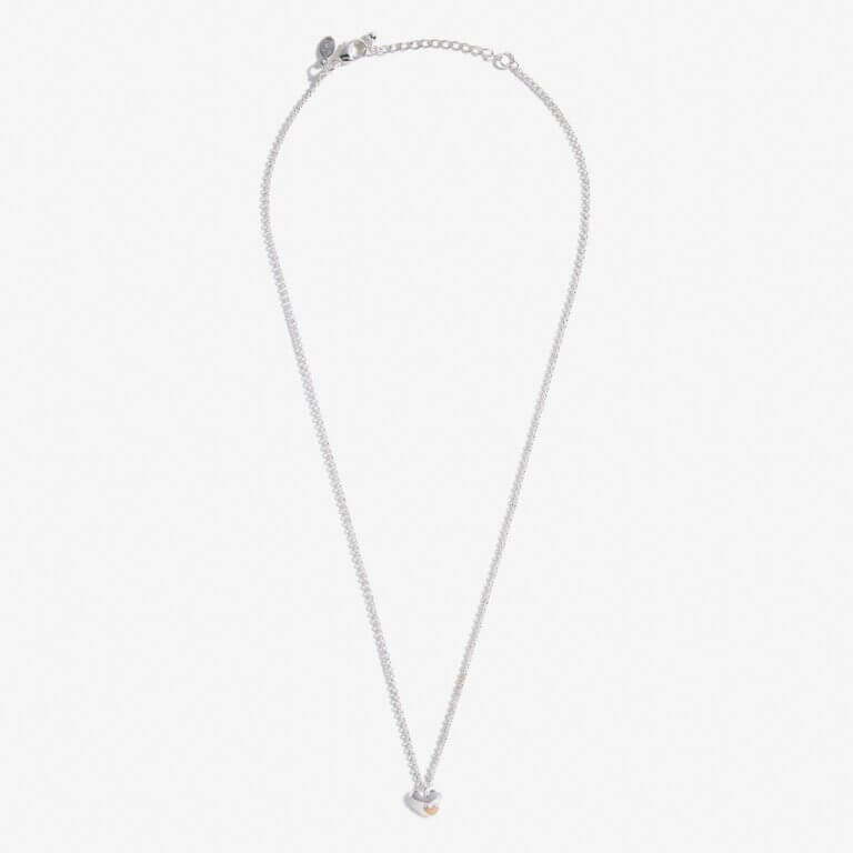 A Little | Mummy To Be | Silver And Rose Gold | Necklace | 46cm + 5cm Extender