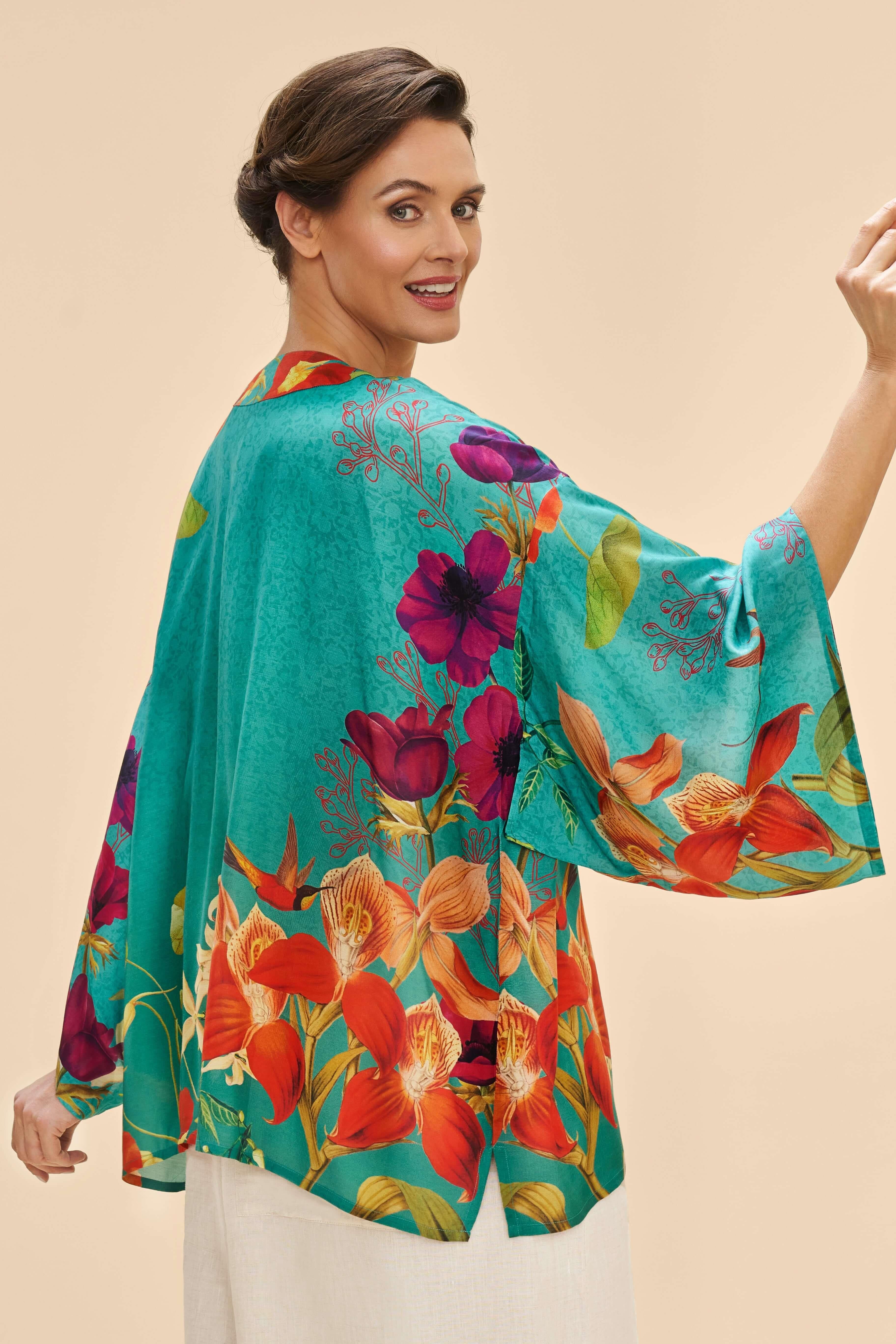 Hummingbird at Dusk Kimono Jacket