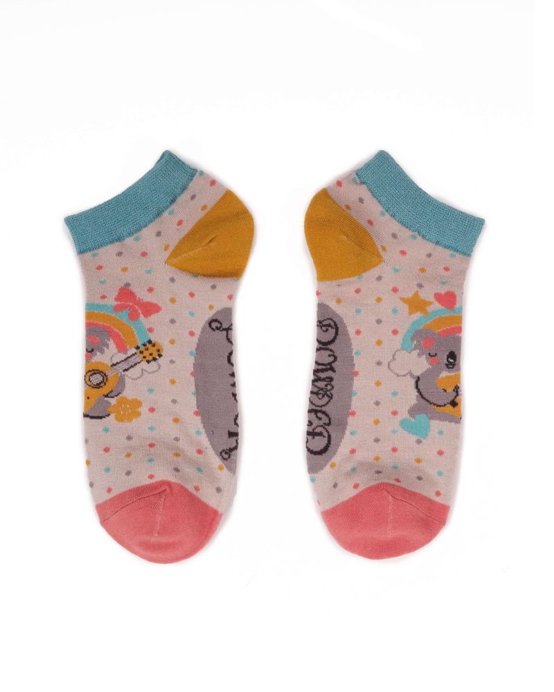 Ladies Trainer Socks Musical Koala