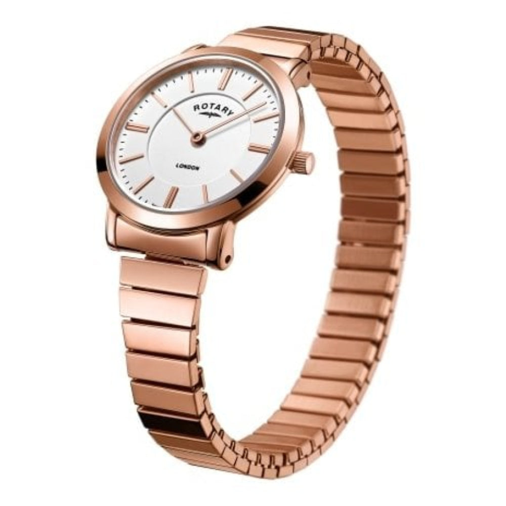 Rotary Rose Gold London Ladies Watch