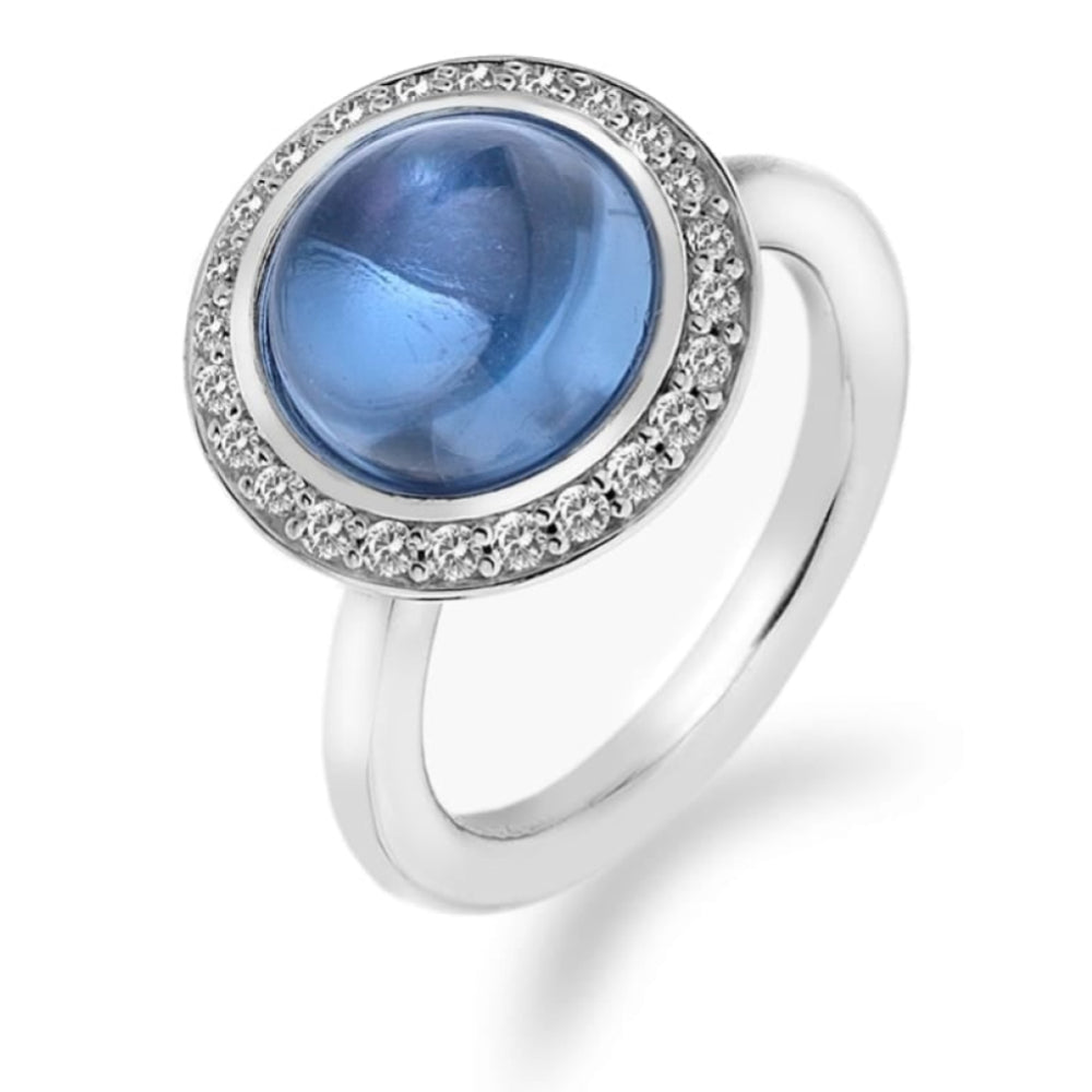 Laghetto Azure Sterling Silver Ring