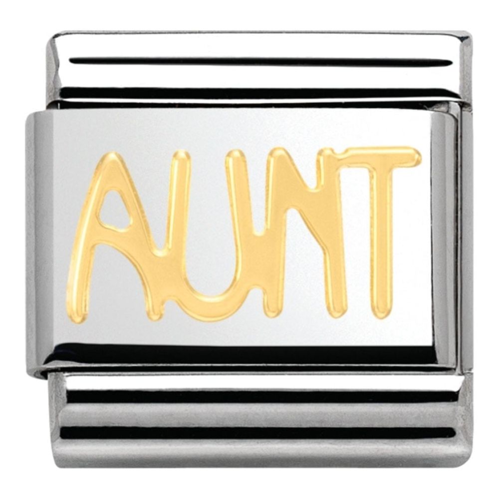 Classic 18ct Gold 'Aunt' Link