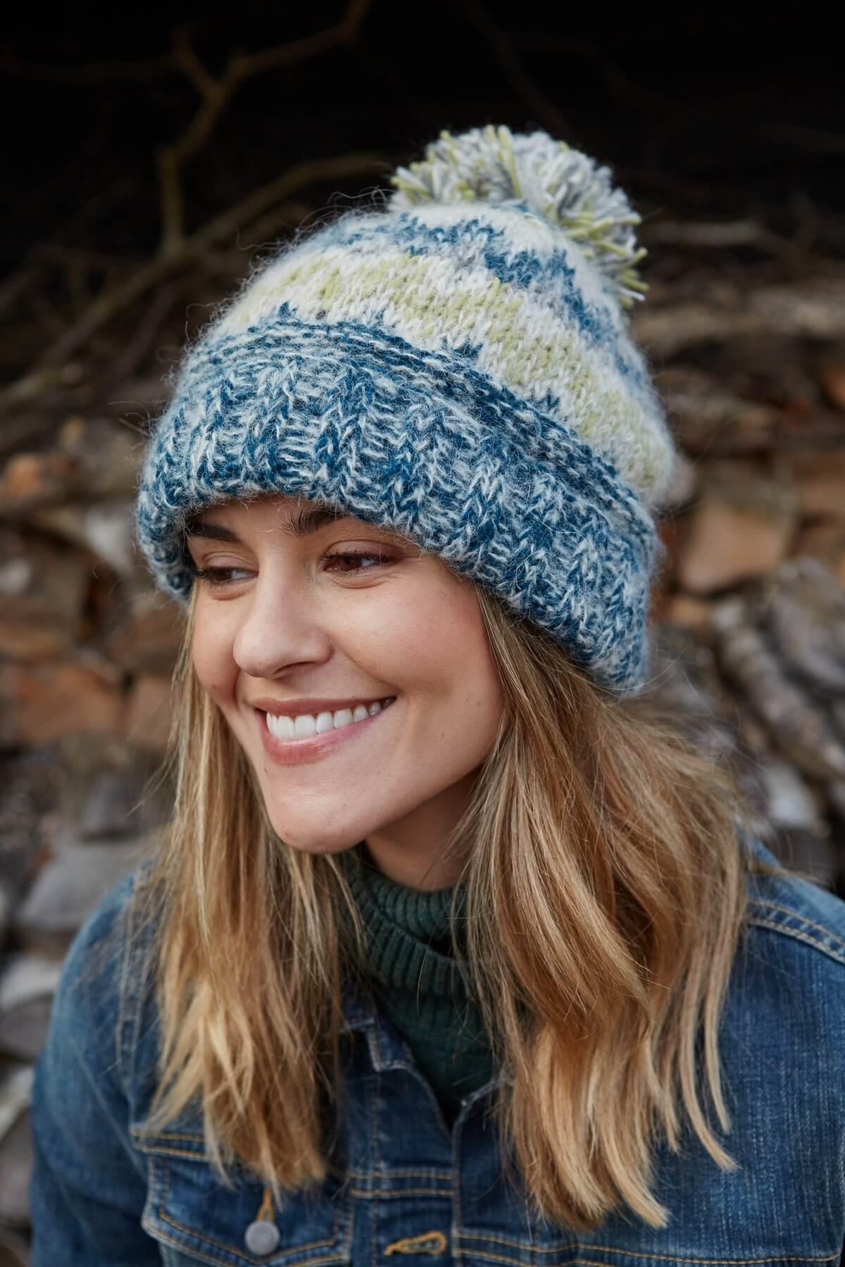 Totnes Bobble Beanie Spruce