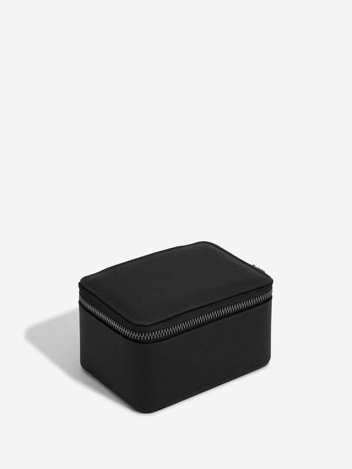 Pebble Black Zipped Watch & Cufflink Box