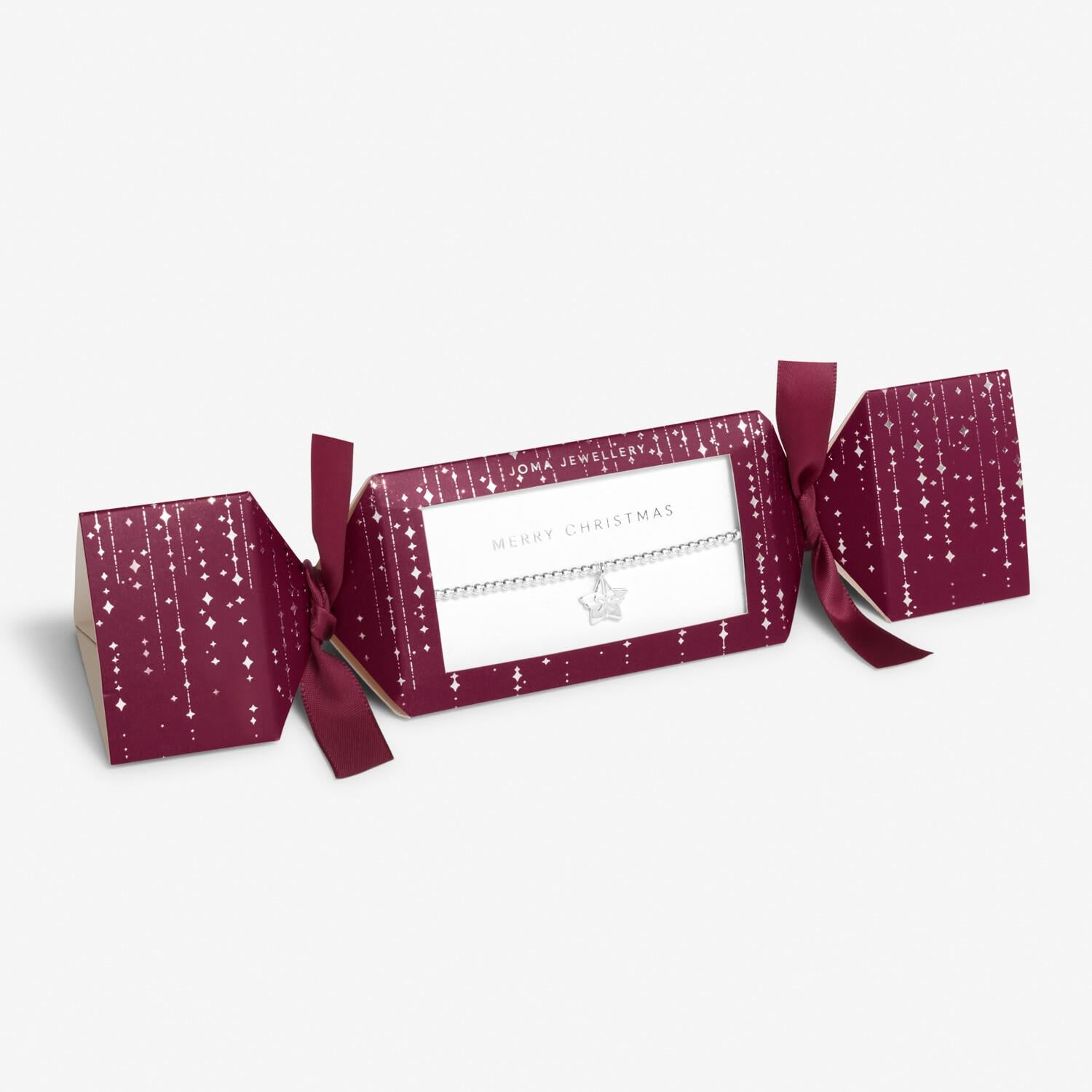 Christmas Cracker 'Merry Christmas' Bracelet