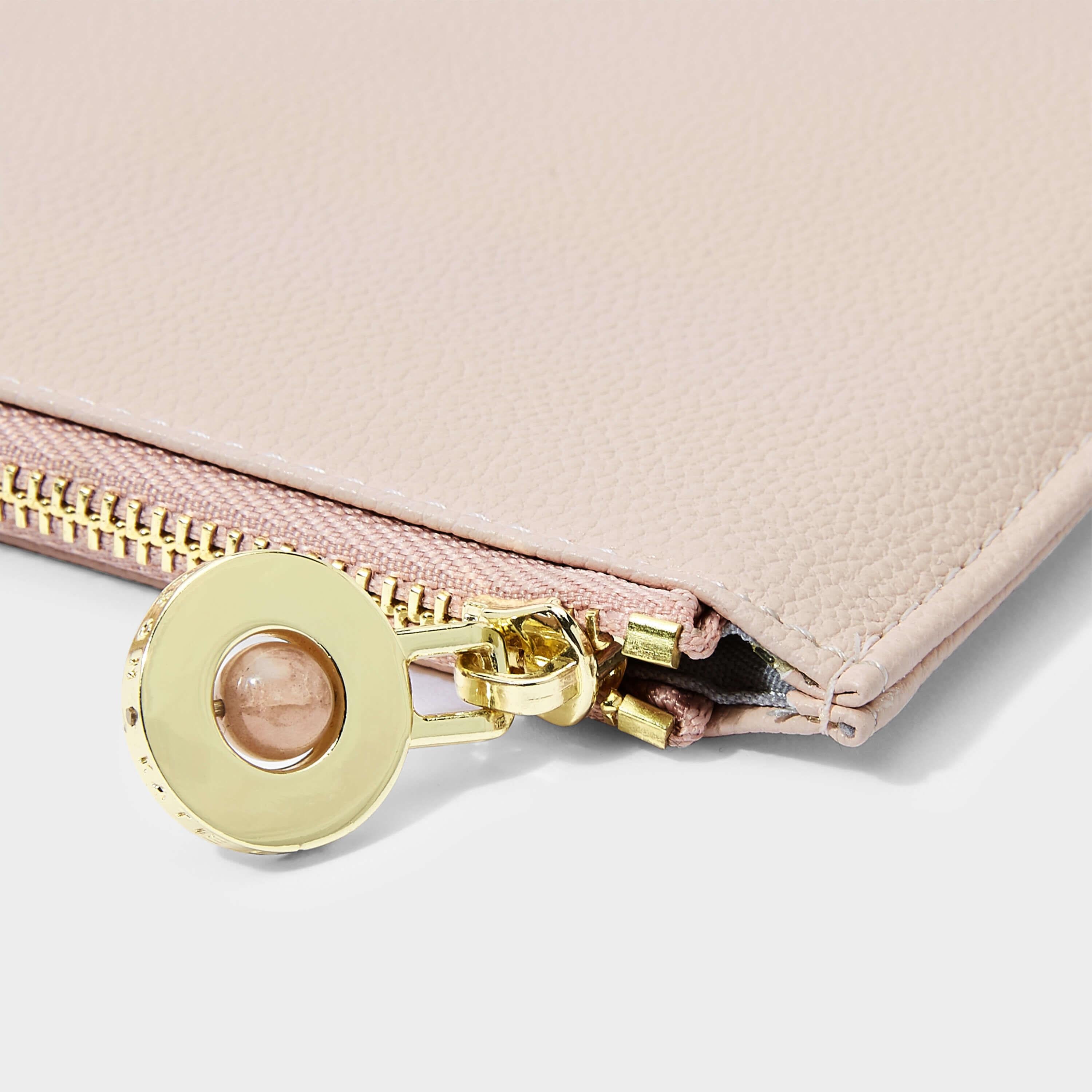 Bridal Semi-Precious Stone Pouch | Thank You For Helping Me Tie The Knot | Pink/ Rose Quartz | 16 X 24 X 1.5cm
