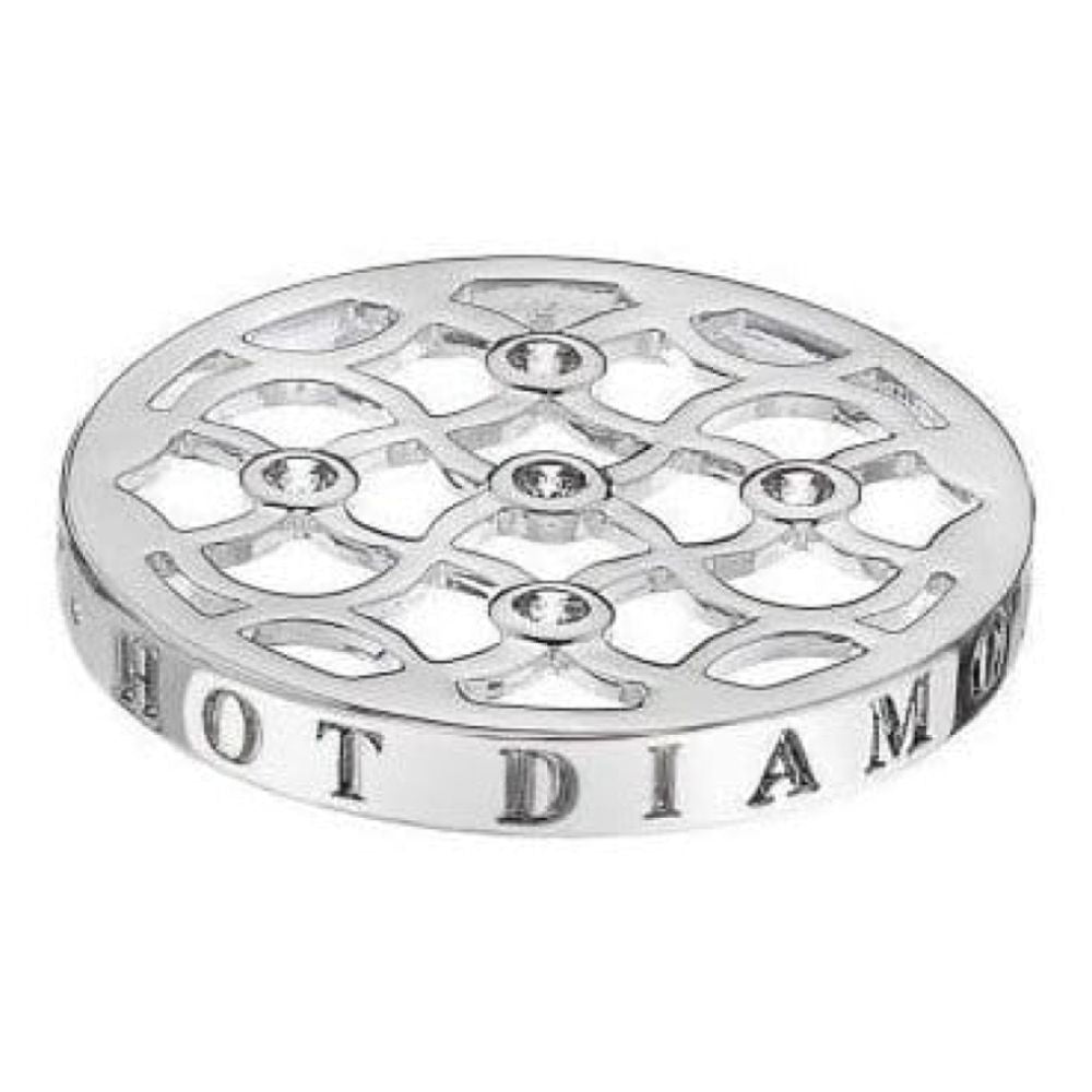 Ladies Sparkling Mirage 33mm Silver Coin