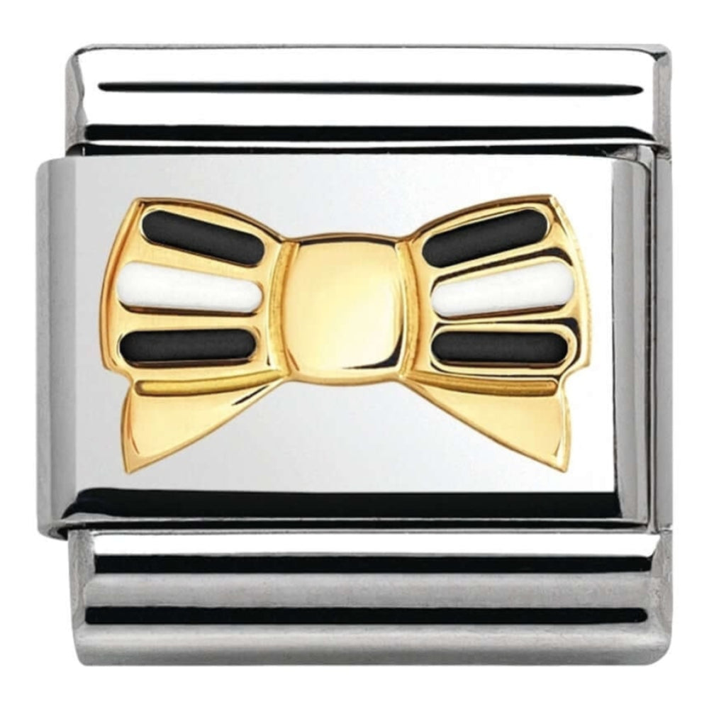 Classic Black & White Bow Link