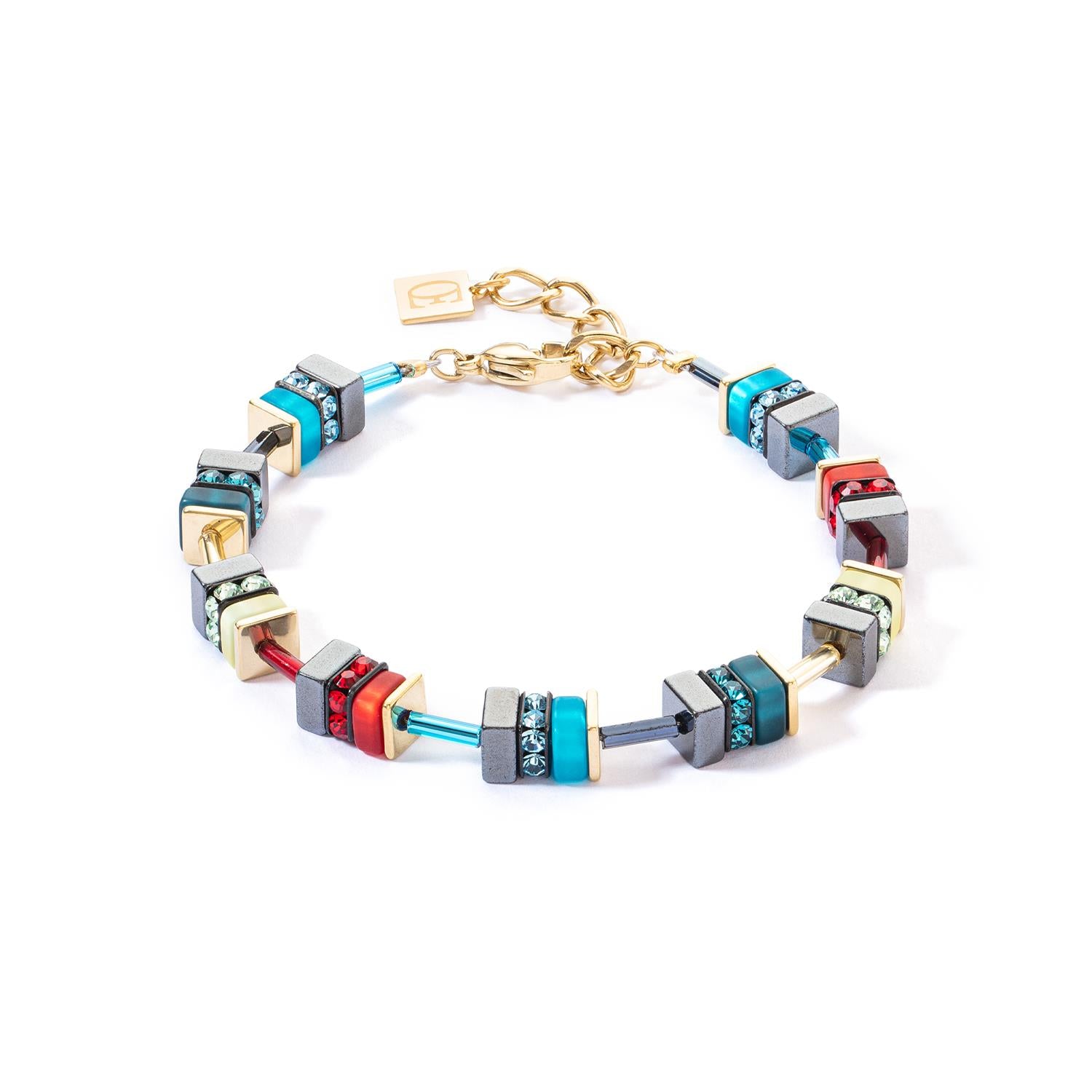 Sparkling Classic Elements Gold Multicolour Energy Bracelet