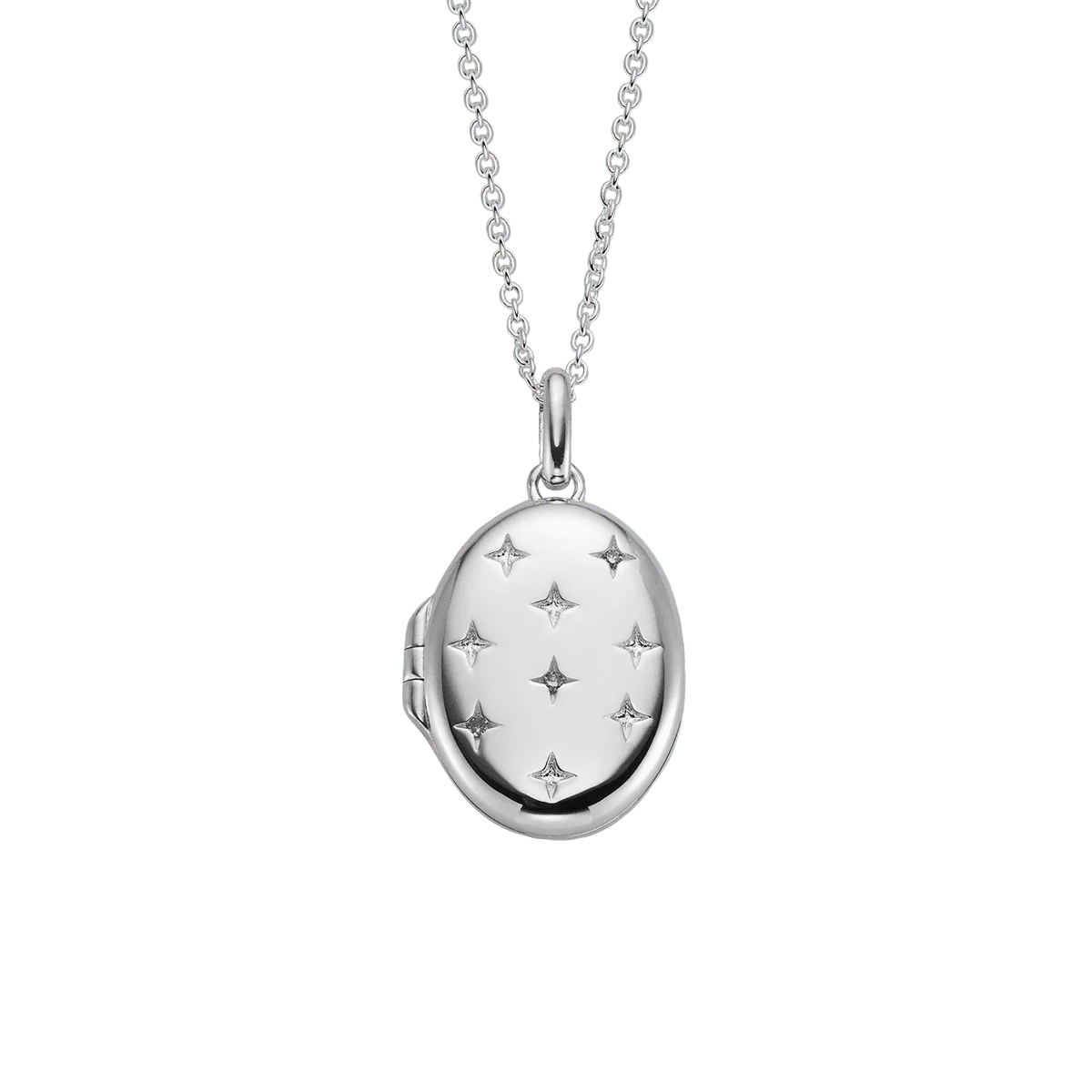 Taylor - Diamond Star Pattern Locket