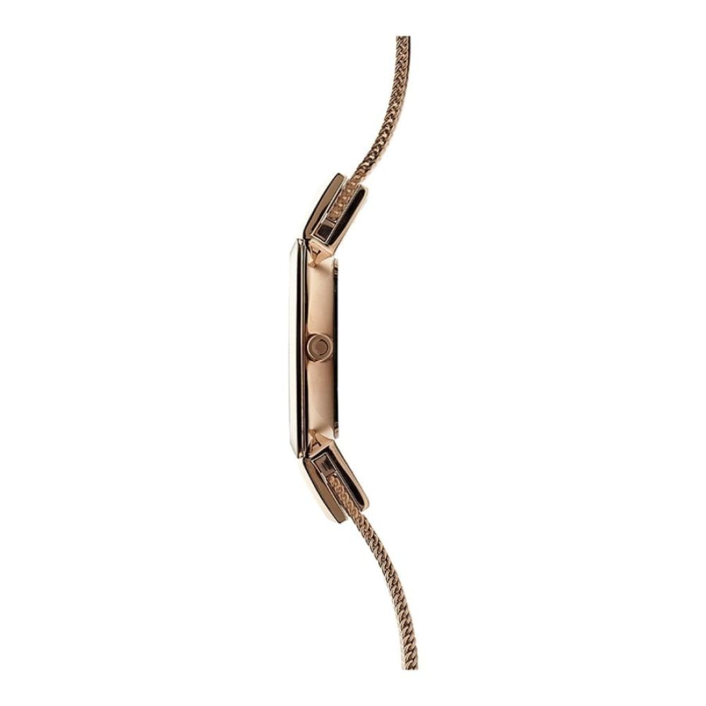 SIV - AZURE Rose Gold Plated Stainless Steel Mesh Bracelet Watch