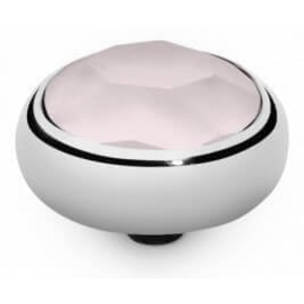 Famosa Stainless Steel 10mm Sesto Powder Grey Ring Top