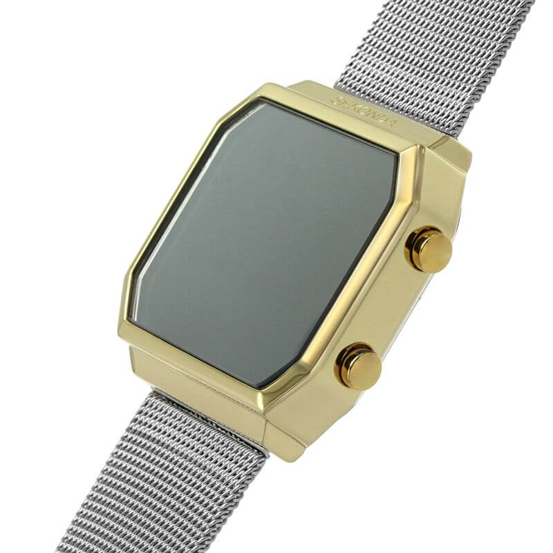 Gold Plated Ladies Digital Watch