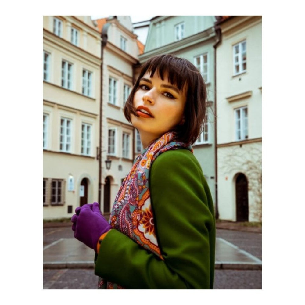 Paisley Tiger Print Scarf