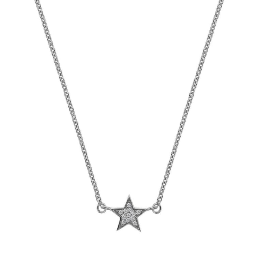 Glint Necklace - White Gold