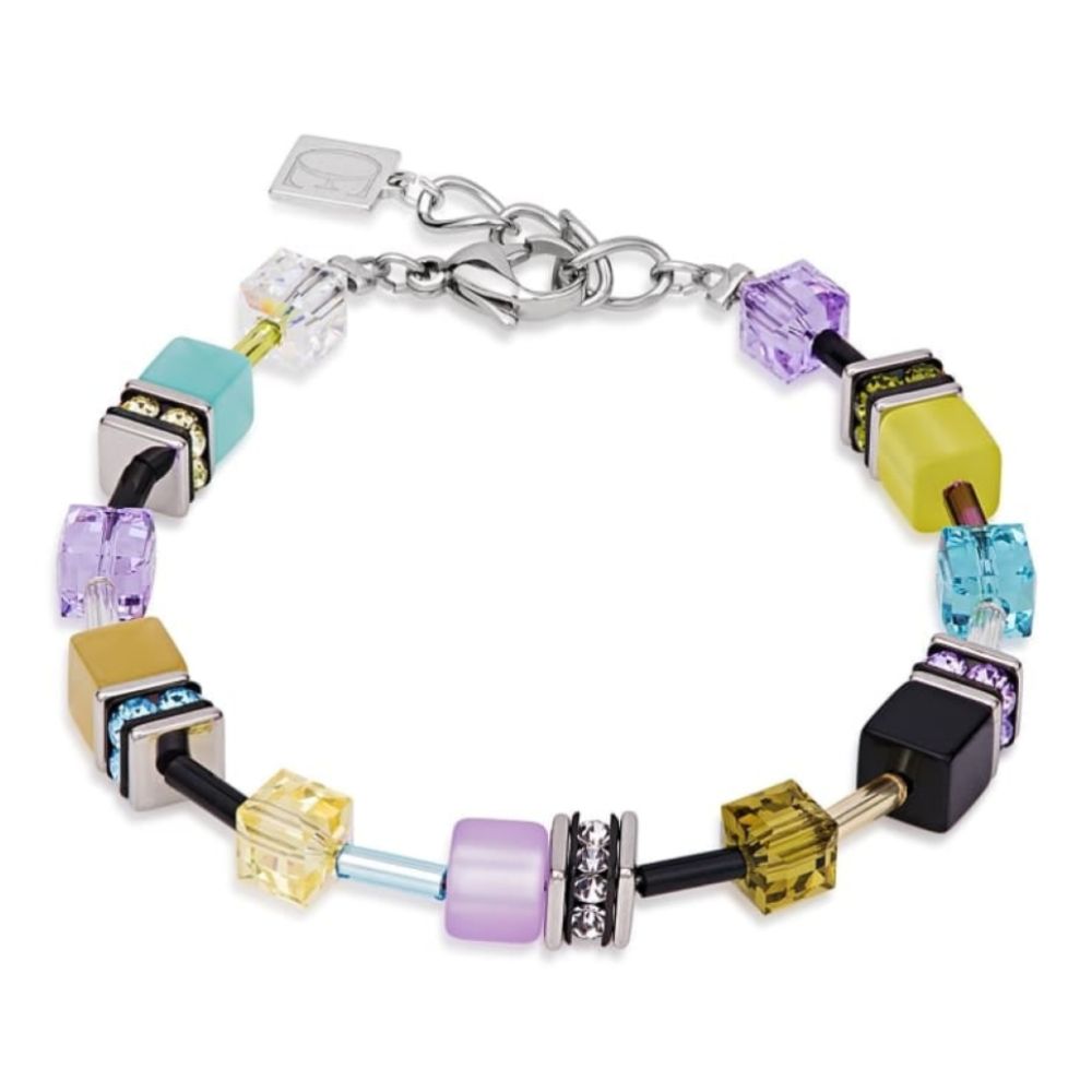 Ladies' Multicolour Geo Cube Bracelet