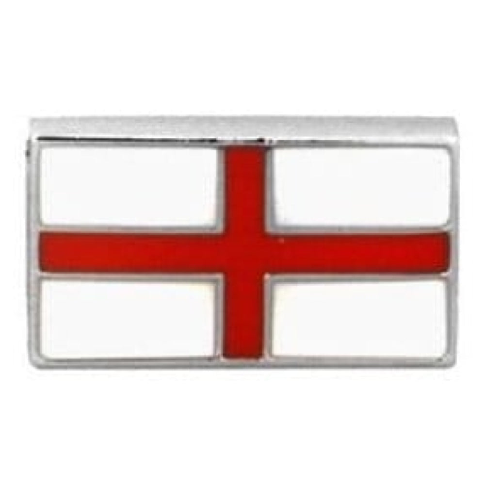 St George Flag Rhodium Plated Tie Tac