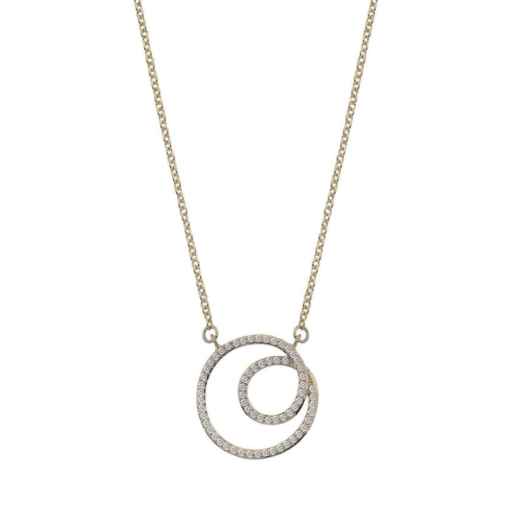 Flow Necklace - Yellow Gold