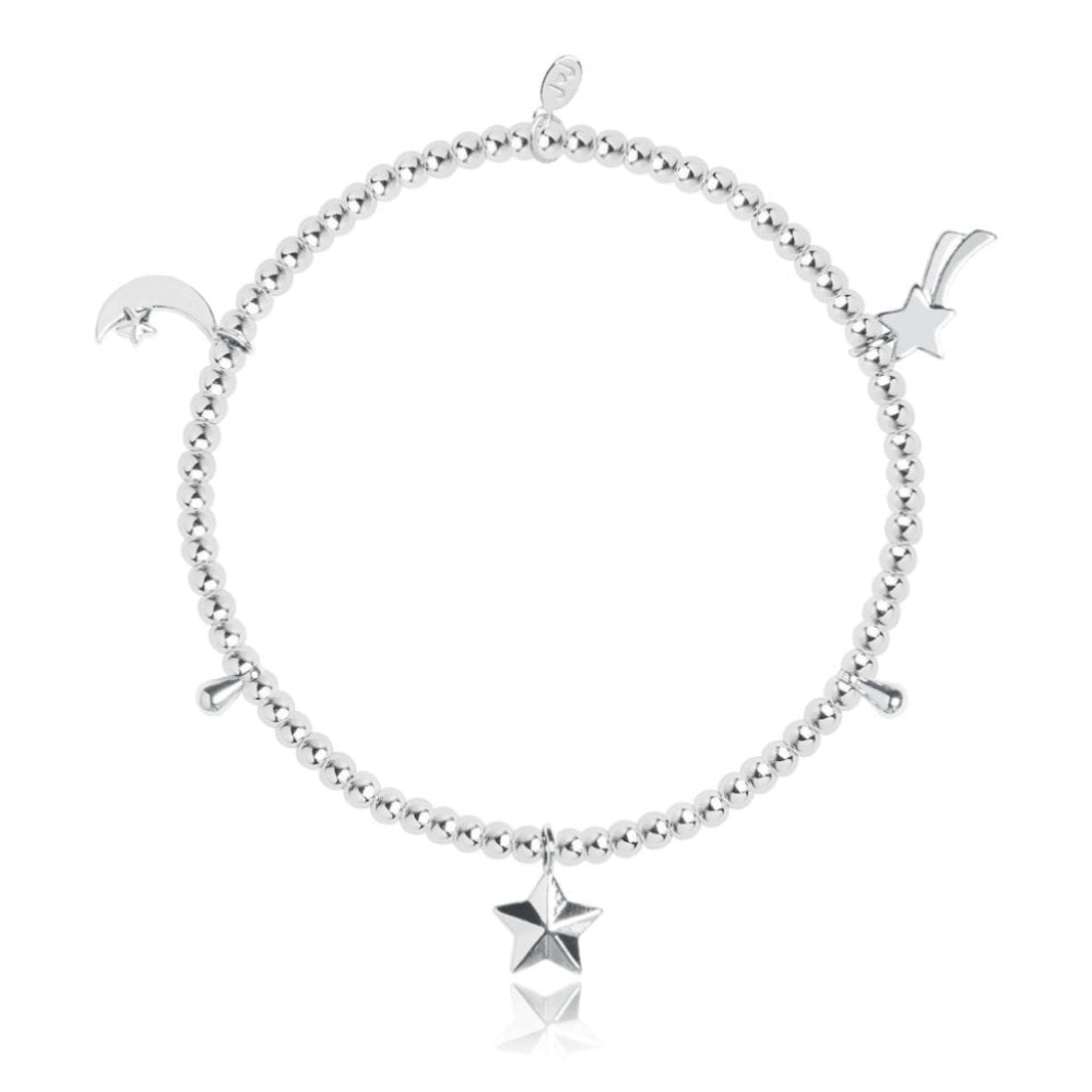 AMULET Charm Bracelet - Silver Stars - Silver - Bracelet - 17.5cm Stretch