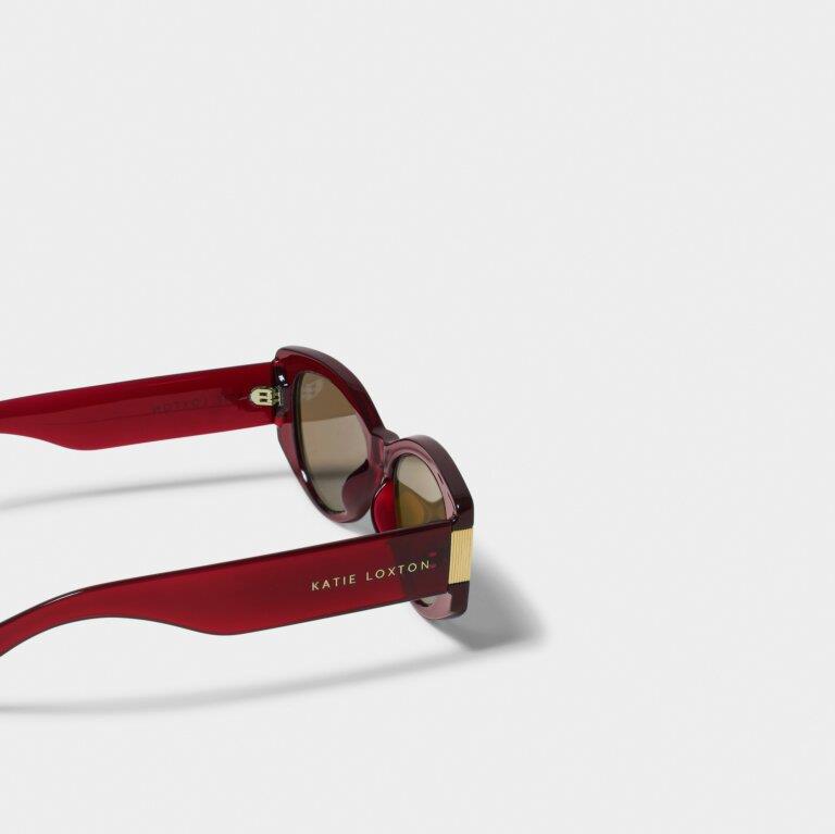 Rimini Sunglasses - Deep Red