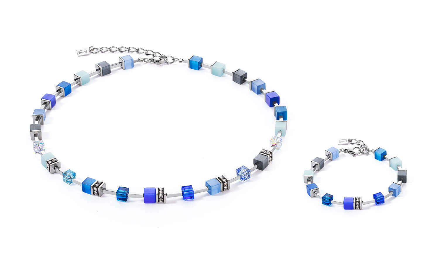 GeoCUBE Iconic Pure Necklace In Blue