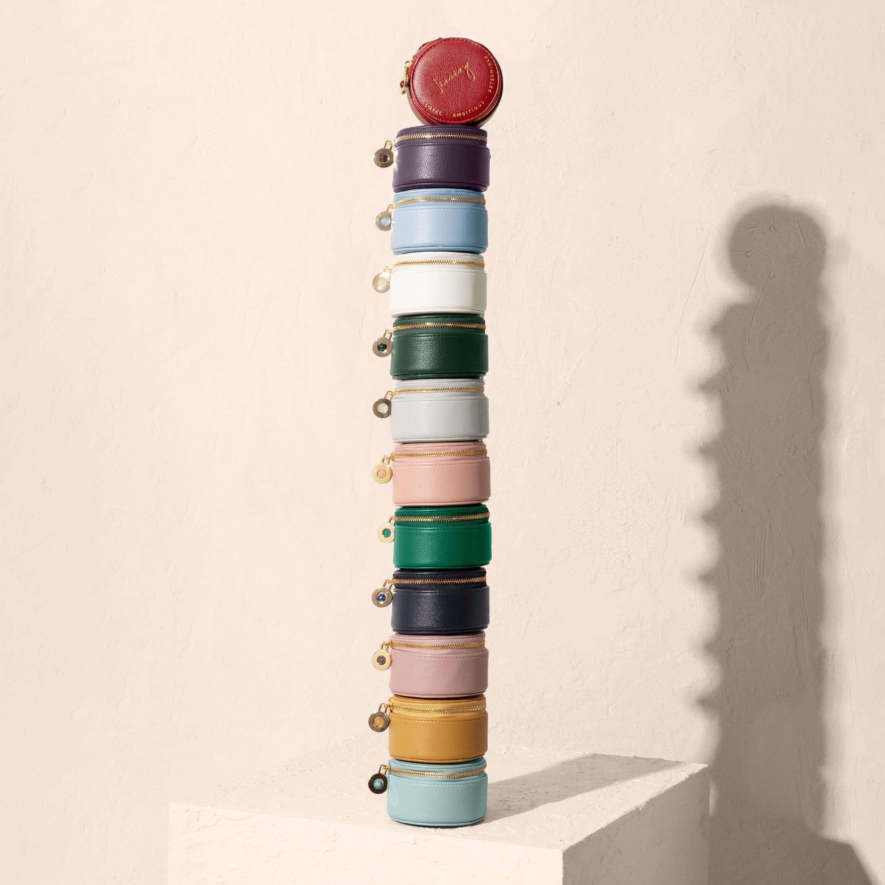 Birthstone Jewellery Box | March | 9 X 9 X 5.5cm