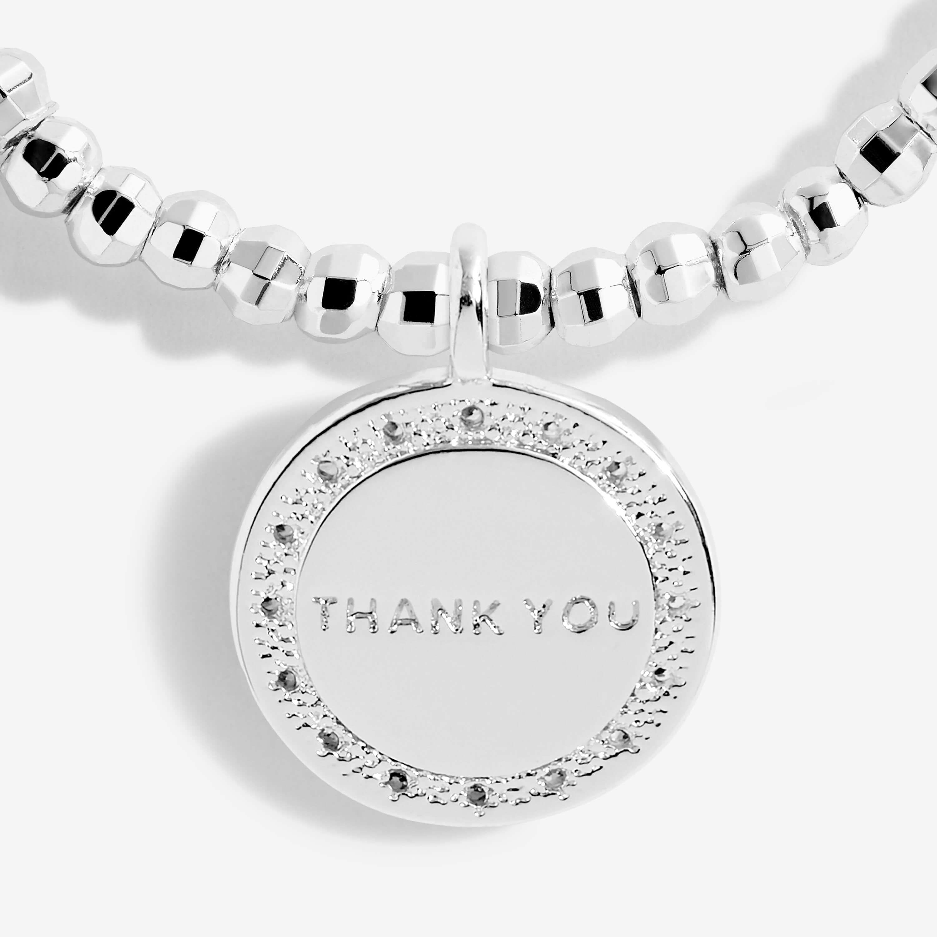 Beautifully Boxed Bridal Bracelets | Thank You For Helping Me Tie The Knot | Silver | Bracelet | 17.5cm Stretch