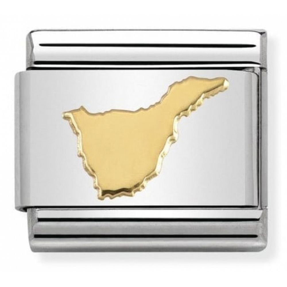 Classic Tenerife In Stainless Steel With 18k Gold Charm